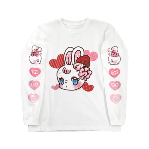 おすましBunny いちご味 Long Sleeve T-Shirt