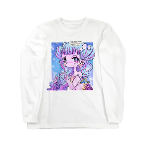 Tear drop Mermaid ロングスリーブTシャツ