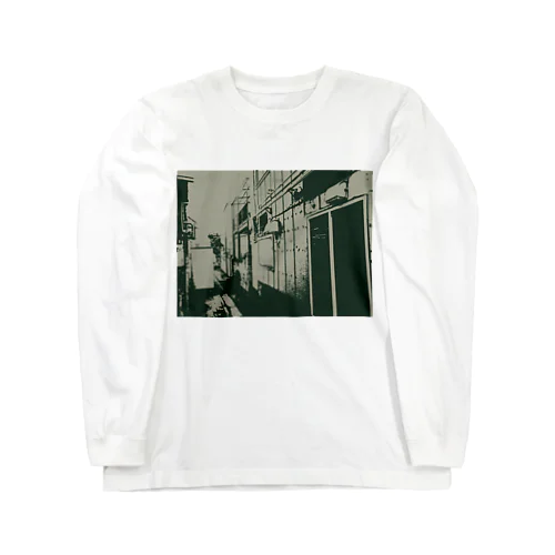 寄り道への誘い【緑】(フチ無) Long Sleeve T-Shirt