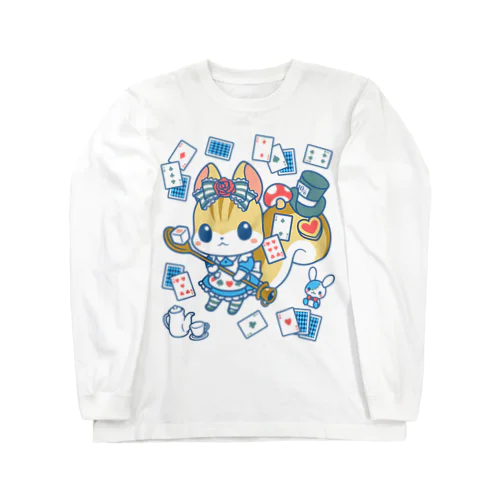 🐿デコりす アリス ロングスリーブTシャツ