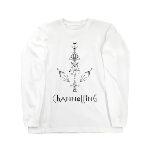 宇宙からの交信。CHANNELING.B 黒 ロングスリーブTシャツ