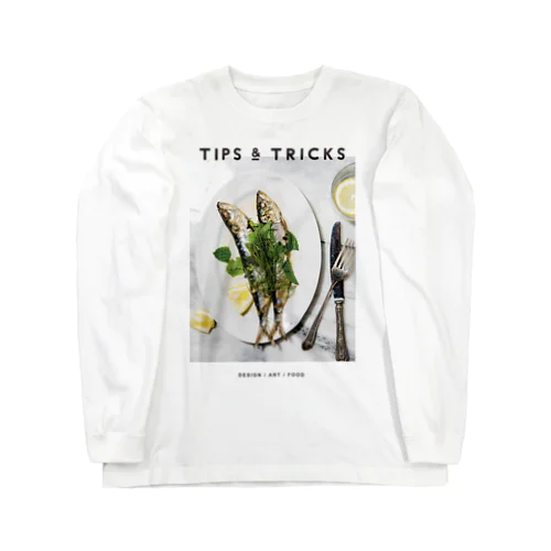 イワシのグリル香草添え Long Sleeve T-Shirt