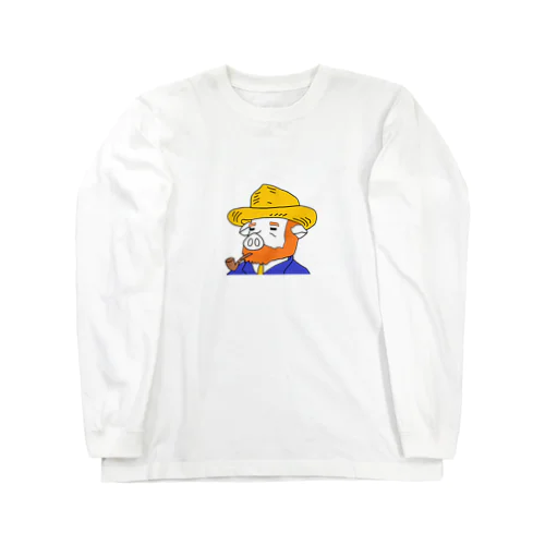 ブッホさん（シンプル） Long Sleeve T-Shirt