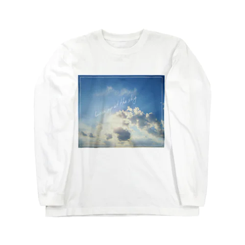 きょうの空「青空」　Filter① ロングスリーブTシャツ