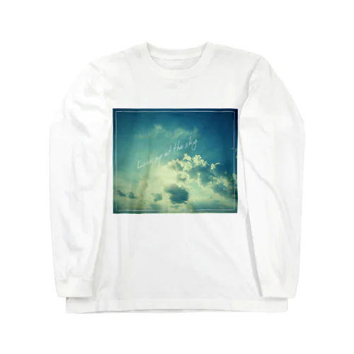 きょうのそら「青空」　Filter③ ロングスリーブTシャツ