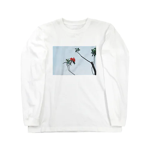 空と花（ツツジ） Long Sleeve T-Shirt