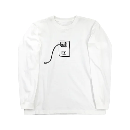 iPhone充電器 ロングスリーブTシャツ