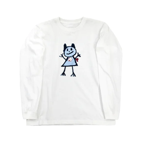 左脇血だらけ鬼 Long Sleeve T-Shirt