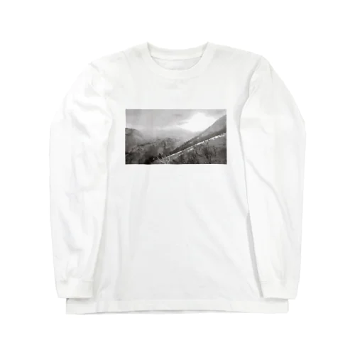 雪山 フォトアイテム Long Sleeve T-Shirt