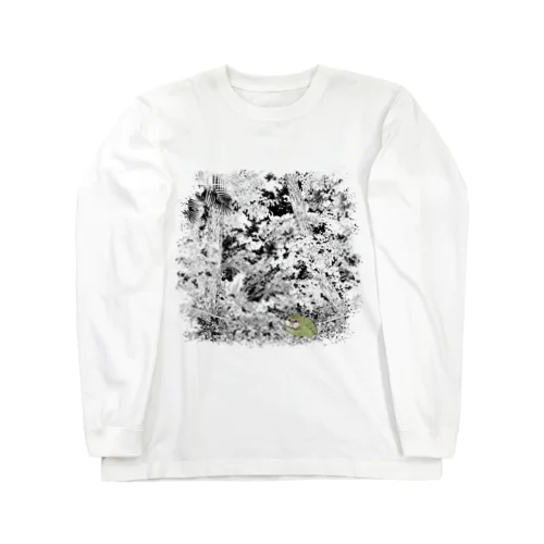 フクロウオウム　カカポ iro Long Sleeve T-Shirt