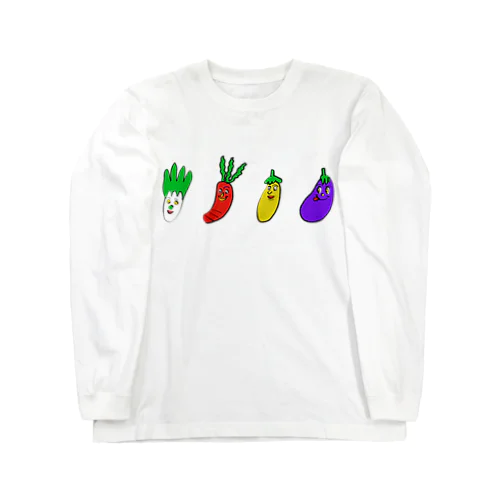 野菜たち ロングスリーブTシャツ