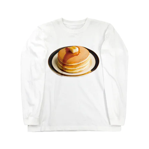 ホットケーキです ロングスリーブTシャツ