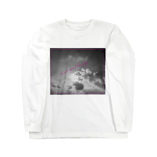 きょうのそら「青空」　Fiter④（Pink） Long Sleeve T-Shirt