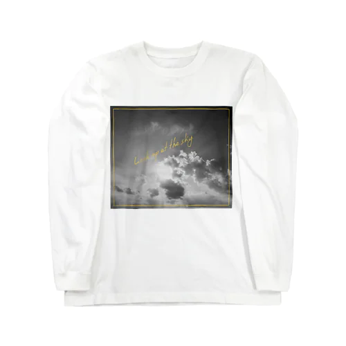 きょうのそら「青空」　Fiter④（Yellow） ロングスリーブTシャツ