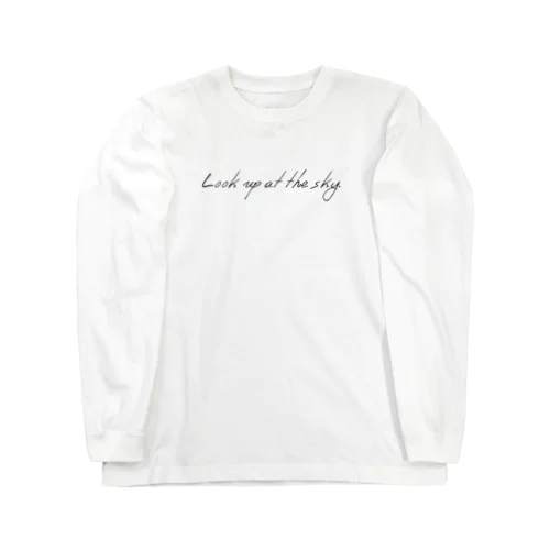 きょうのそら「青空」　両面プリント Long Sleeve T-Shirt