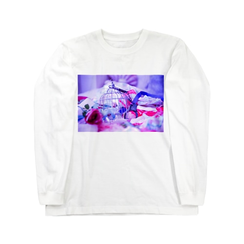 手錠と鳥かご🕊️パステル Long Sleeve T-Shirt