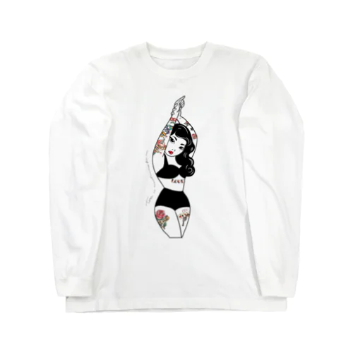 タトゥーガール Long Sleeve T-Shirt