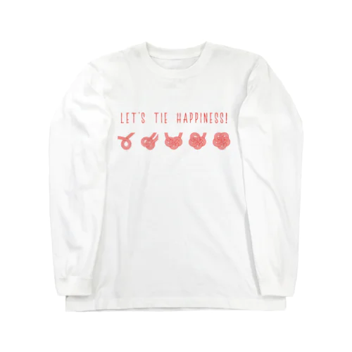 梅結びの結び方 Long Sleeve T-Shirt