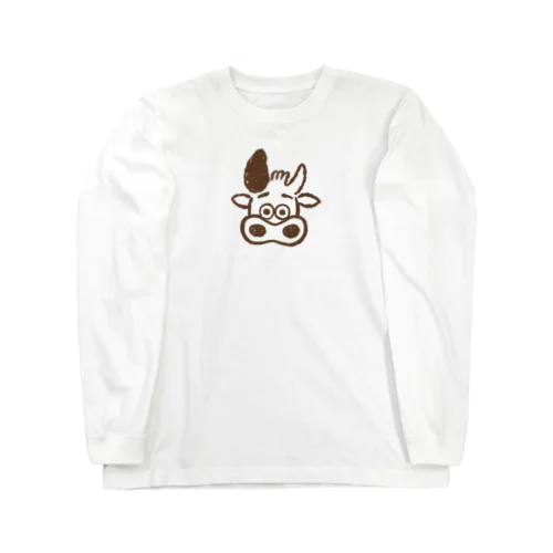 三宿のテイクアウト店SIRCARSの公式キャラクターモービーグッズ Long Sleeve T-Shirt