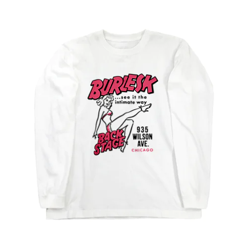 Vintage_Burlesque_Chicago Long Sleeve T-Shirt