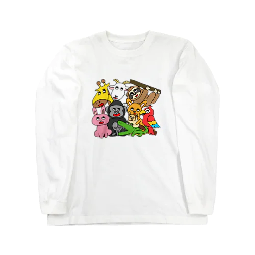 わいわいどうぶつえん Long Sleeve T-Shirt