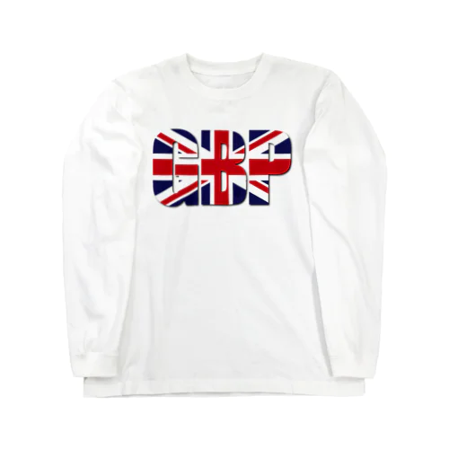 FX ポンド GBP　ユニオンフラッグ　Union Flag　ユニオンジャック Long Sleeve T-Shirt