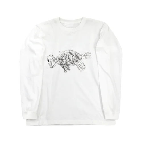 散歩スタンバイ犬 Long Sleeve T-Shirt