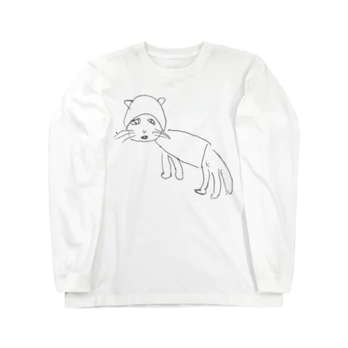 服パッツパツ猫 Long Sleeve T-Shirt