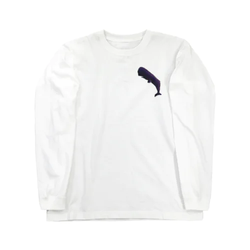 上昇マッコウクジラ Long Sleeve T-Shirt