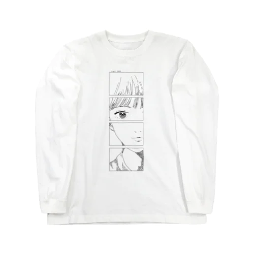 みえないシロ Long Sleeve T-Shirt