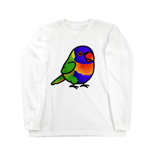 Chubby Bird　ゴシキセイガイインコ　ロリキート ロングスリーブTシャツ