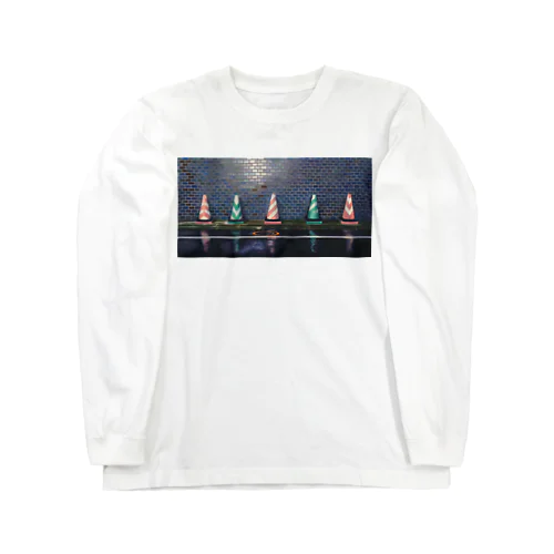 カラーコーン・雨のスーパーファイヴ Long Sleeve T-Shirt