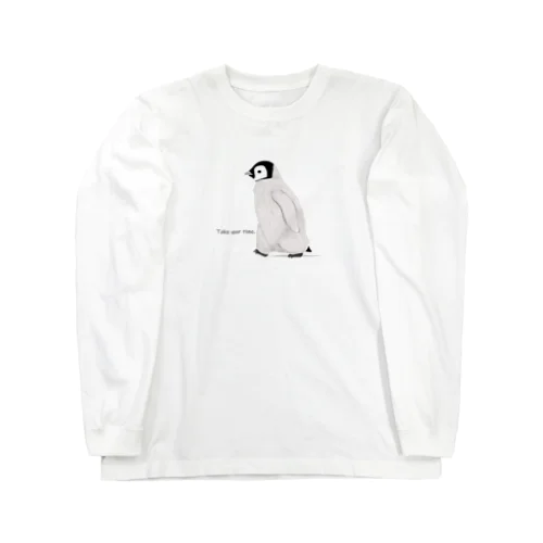 皇帝ペンギンのヒナ Long Sleeve T-Shirt