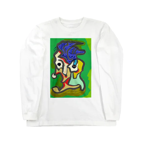 首飾りの女性 Long Sleeve T-Shirt