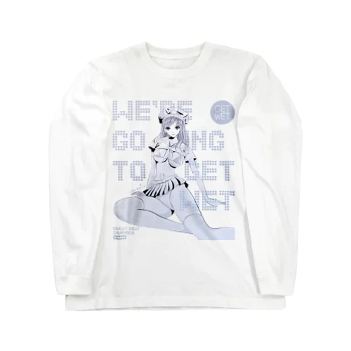 GET WET セーラーマリン オーロラ ホワイト Long Sleeve T-Shirt