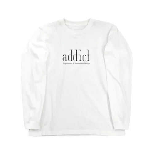 addict｜黒ロゴ基本 ロングスリーブTシャツ