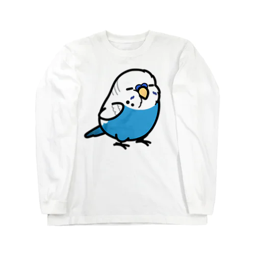 Chubby Bird　大型セキセイインコ ロングスリーブTシャツ