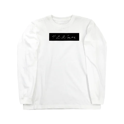 422'ar Silhouette×Standard Long Sleeve T-Shirt