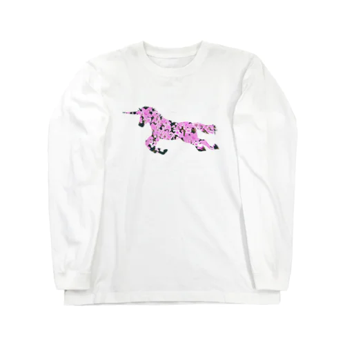 桜ユニコーン Long Sleeve T-Shirt