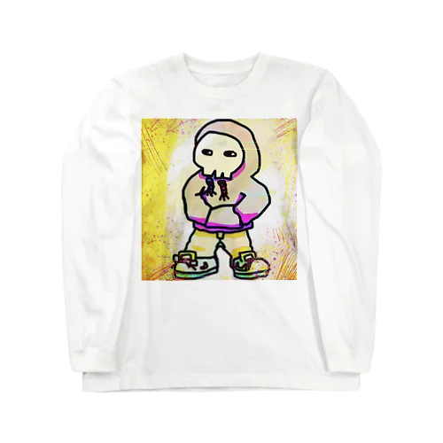 パーカードクロくん(グラフィックアート) Long Sleeve T-Shirt