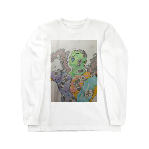 業ヲ啜ル Long Sleeve T-Shirt