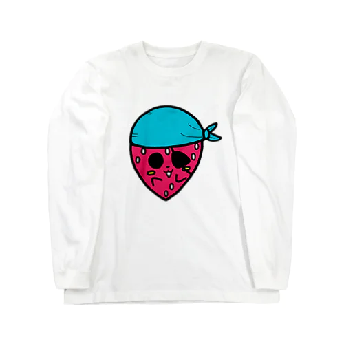 いちごのチーゴくん　海賊バンダナ Long Sleeve T-Shirt