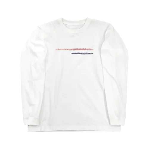 フルート&ピッコロ　go　横 Long Sleeve T-Shirt