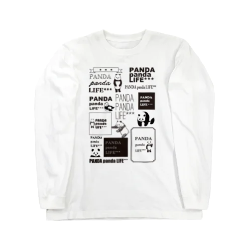 ロゴロゴ　パンダ Long Sleeve T-Shirt