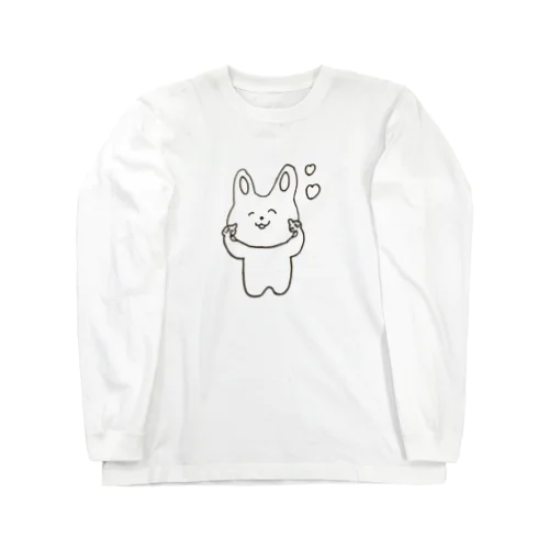 うさぎのぷぅちゃん🐰 ロングスリーブTシャツ