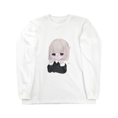 ねこのぽーず Long Sleeve T-Shirt