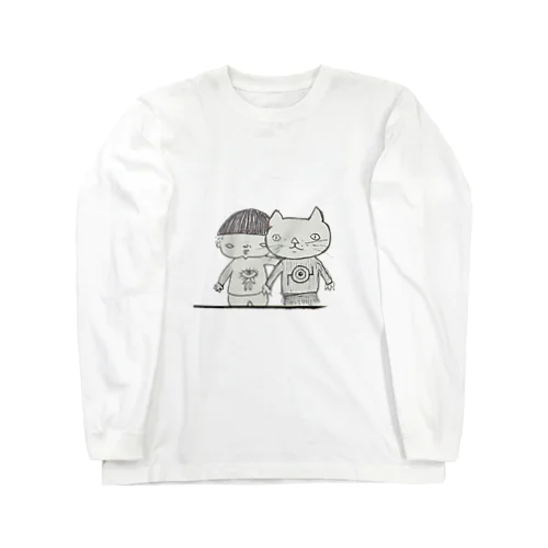 ねこさんとぼく Long Sleeve T-Shirt