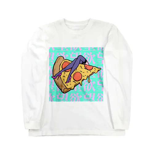 欲望のピザ🍕　GUILTY PLEASURE PIZZA HIGH HEEL ロングスリーブTシャツ