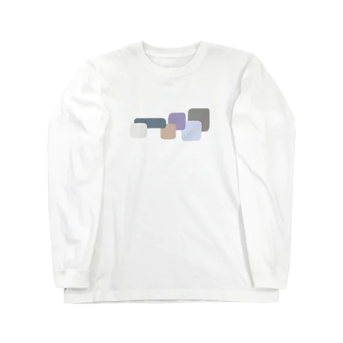 スクエアブロック Long Sleeve T-Shirt