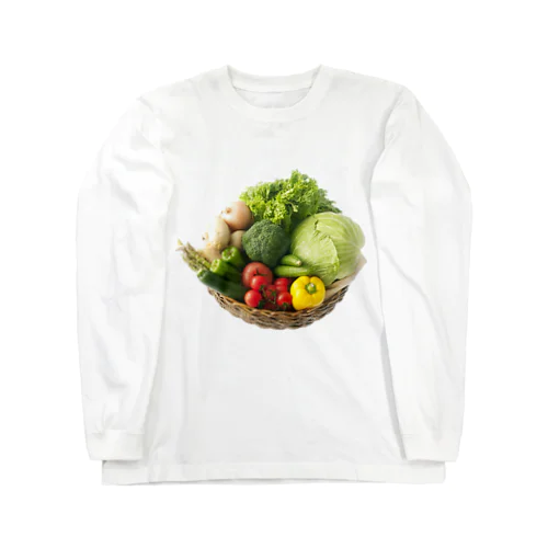 野菜やさいヤサイの集合 Long Sleeve T-Shirt